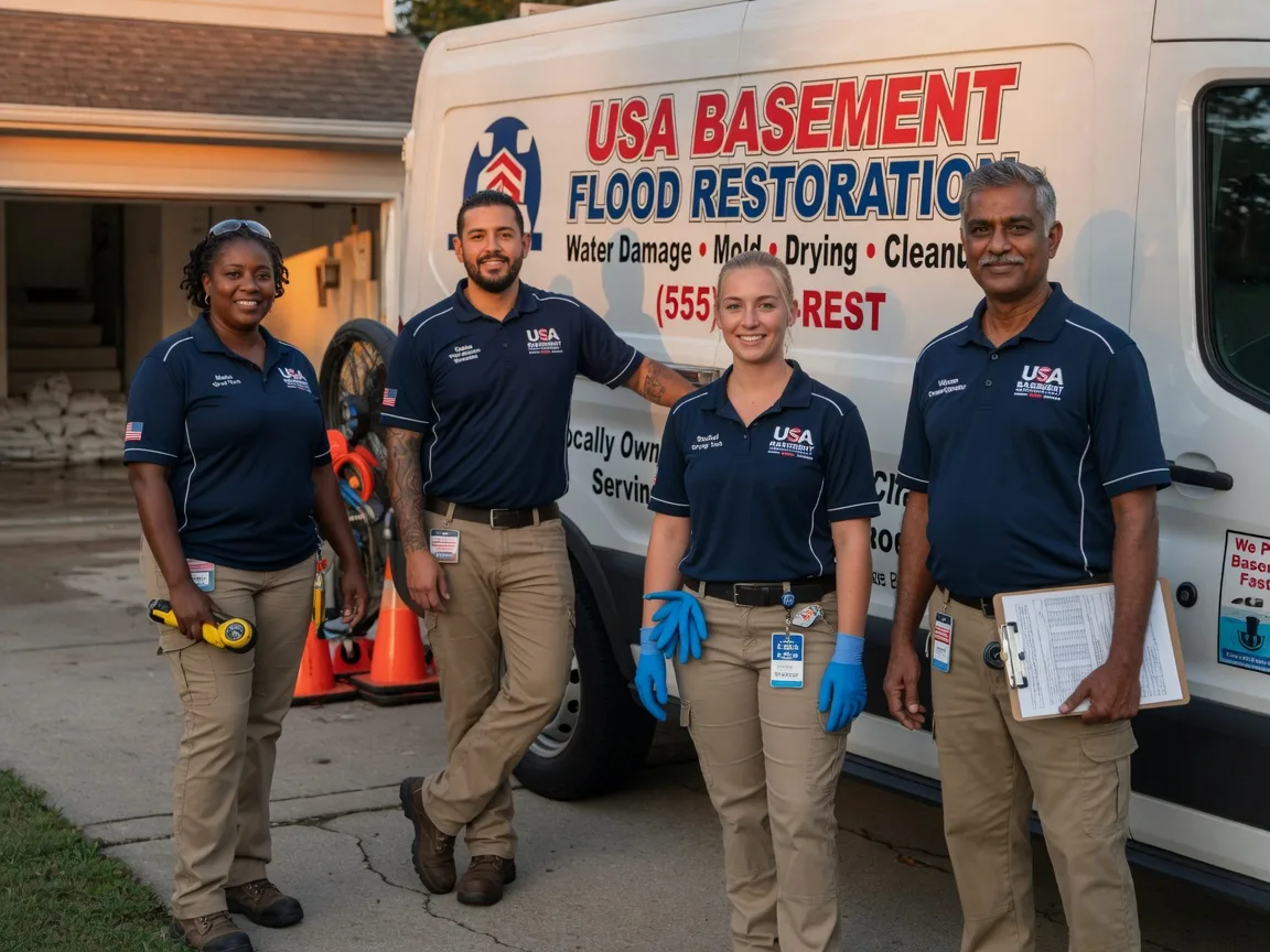 Basement Flood Cleanup company in Markham, TX